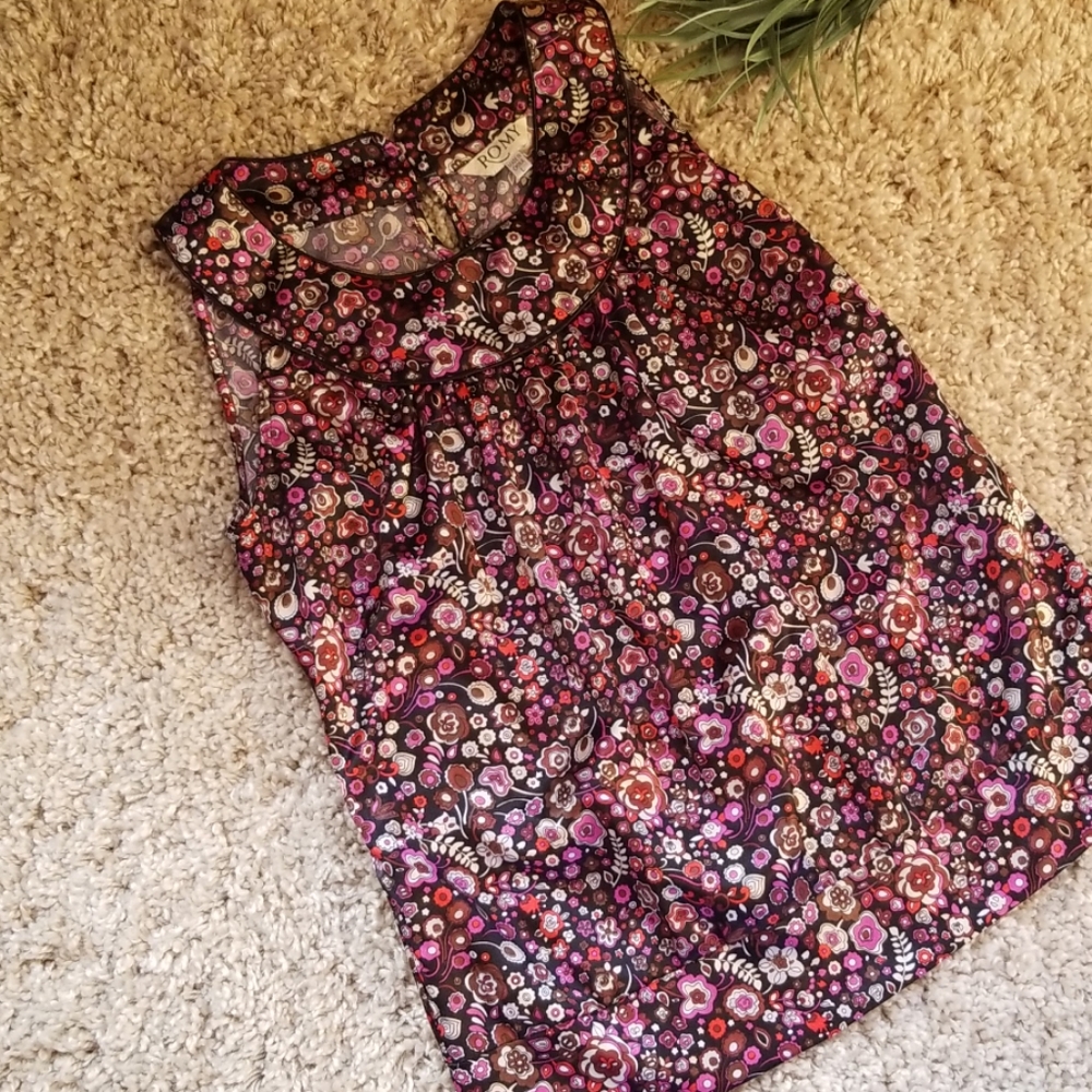 Floral dress tank